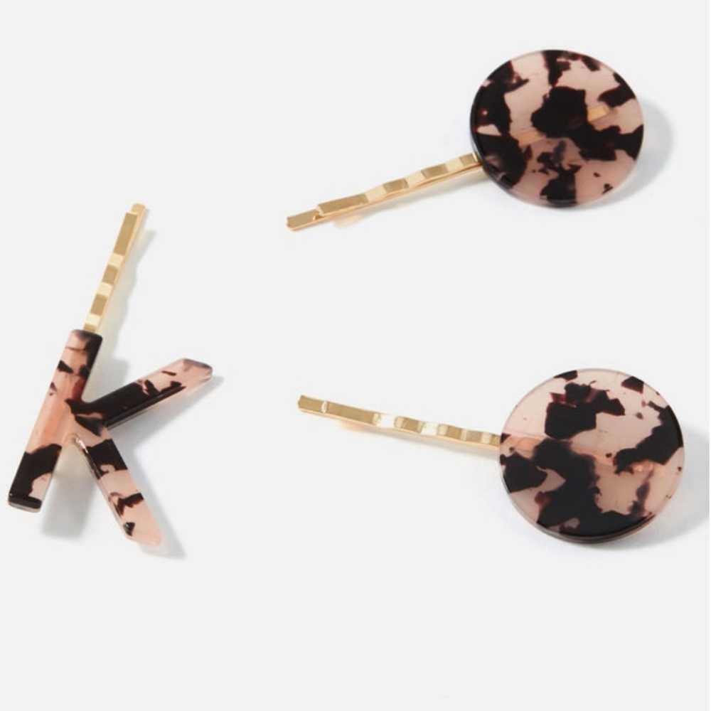 🆕️ Resin Tortoise Bobby Pin Set, K